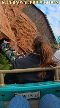Calamity Mine train onride at Walibi Belgium 🇧🇪 #travel #rollercoaster #themepark #amusementpark