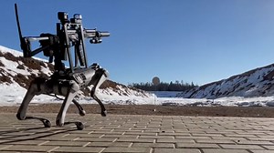 Video shows a homemade robot dog firing gun. Should you be worried?