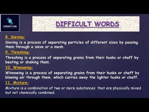 CHAPTER 9 METHODS OF SEPARATION IN EVERYDAY LIFE PART 1