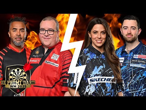 Who will win the cup? 🏆🏆 Final: Patrick O. & Stephen Bunting vs. Vanessa Mai & Luke Humphries