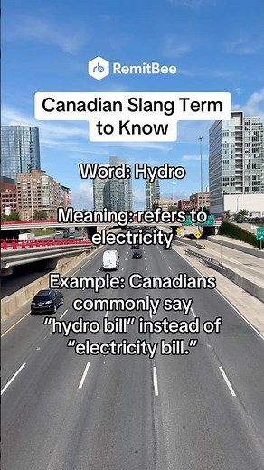 New Canadian slang term to know & add to your vocabulary: Hydro #canada #slang #vocabulary #newword