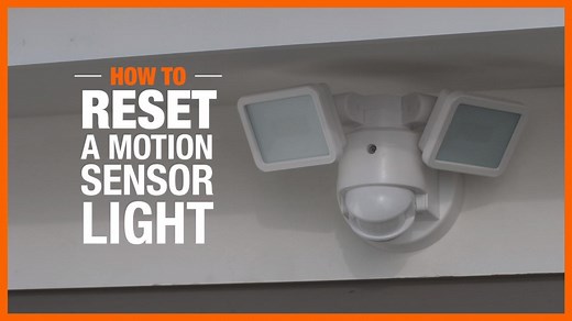 How To Reset a Motion Sensor Light
