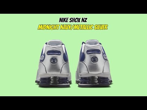 Nike Shox NZ Midnight Navy/Metallic Silver