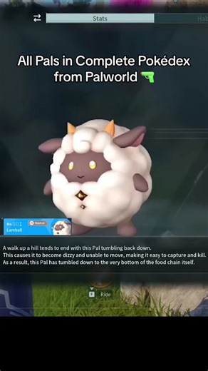 Complete Pokédex of Pals in Palworld - Legendaries, Rares, and Common Pals