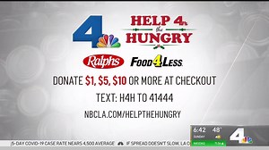 2.2K views · 19 reactions | More families need help this holiday season than anytime in recent memory. NBC4 has teamed up with more than 300 Ralphs and Food 4 Less stores to help Southern California families during the COVID-19 pandemic. Here's how you can get involved in our annual "Help 4 The Hungry" campaign: nbcla.com/helpthehungry | NBC LA | Facebook