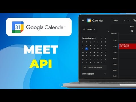 Step By Step Get Google Calendar Meet API Keys