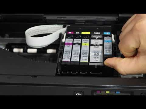 Canon PIXMA TS704 Ink Cartridge Replacement !!