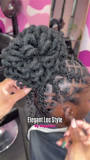 super coiffure locs #crochet