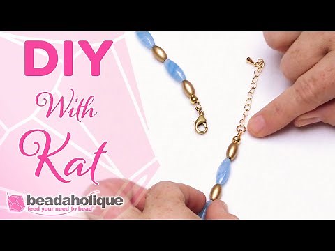 How to Add a Chain Extender onto Strung Jewelry