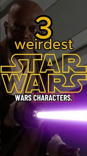 Top 3 Weirdest Star Wars Characters 🤯 #Shorts