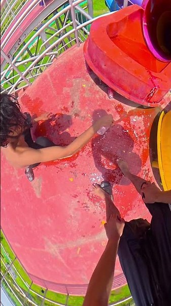 Bella ciao playground parkour bottle flip challenge pov