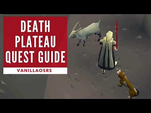 Death Plateau Quest Guide OSRS 2007