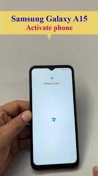 1. (Activate phone): How to "Activate" a Samsung Galaxy A15. #samsunggalaxya15 #smartphone
