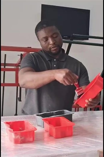 In this video, we show you how to make interlocking paving bricks using plastic molds, step by step. The process begins by preparing the mold and applying a release agent to ensure easy demolding. We then pour a well-balanced concrete mix into the mold and use a vibrating table to remove air pockets and achieve a strong, compact finish. After allowing the paving bricks to set, they are carefully removed from the molds and prepared for proper curing to achieve maximum strength and durability. Thi