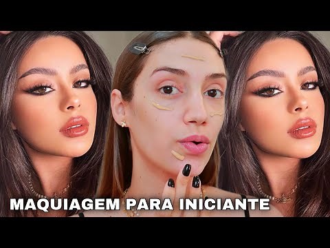 MAQUIAGEM PARA INICIANTE *TODO INICIANTE CONSEGUE FAZER!! *PASSO A PASSO COMPLETO*