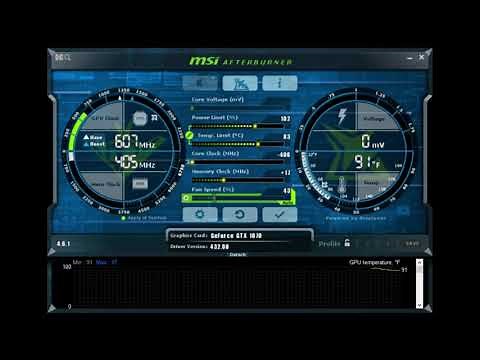 TechPowerUp GPU-Z and MSI AFTERBURNER .gaming software