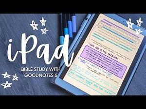 How to Bible Study on an iPad with GoodNotes | How to Bible Journal on an iPad for FREE