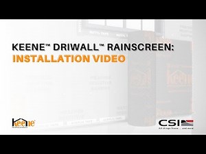 Keene™ Driwall™ Rainscreen: Installation Video