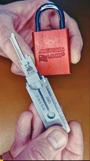 Having a play with the AM5 Lishi 2in1 pick and decoder #lockpicking #science #howto #military #secret #viralvideo #fyp | Captain Lock Smith