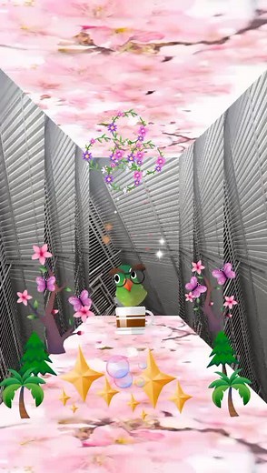 Animated Frog Character in Whimsical Environment