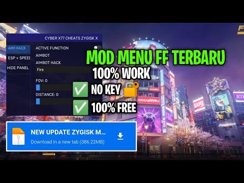 NEW!! CHEAT FF TERBARU 2025 MOD MENU -ZYGISK, WORK ALL DEVICE, VIP, AIM LOCK, ANTI BANNED!?