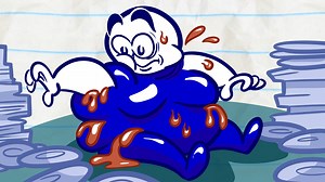 Pencilmate can't get over with the taste of SYRUP!! 😋 Will he cause a massive syrup SHORTAGE?! 😨 #animation #cartoon | Pencilmation