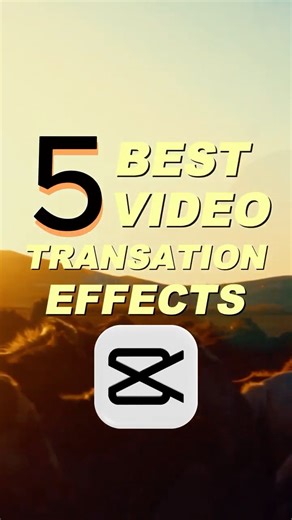 5 BEST VIDEO TRANSATION EFFECTS #capcut #transations #effects