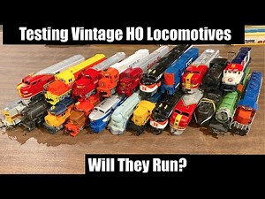 Will These Vintage Locomotives from the Mail Run? Testing Locomotives