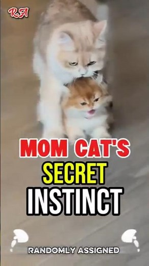 Why Mother Cats Do THIS to Their Kittens — Shocking Instinct Explained! 🙀💯🔥 #shorts