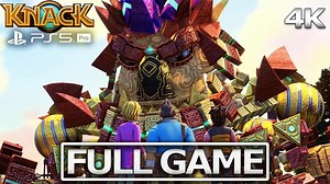Knack PS5 Pro Full Gameplay Walkthrough / No Commentary【FULL GAME】 4K 60fps Ultra HD