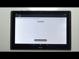 How to Reset Network Settings in ACER B3-A40 Iconia One 10 – Restore Network Defaults