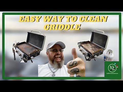 How to clean you Blue Rhino Griddle ~ Outdoor Cooking ~ Beginning RV Life