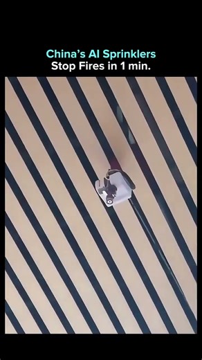 China Tests AI-Powered Sprinkler System#machine #robot #lifter #ai
