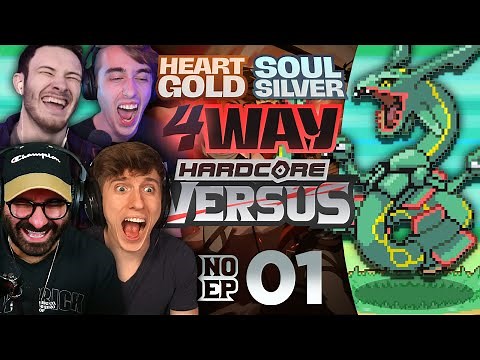 HARDEST RANDOMIZER! | Pokemon 4-WAY Hardcore Nuzlocke Versus • 01