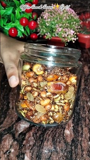 homemade dry fruit & seeds trail mix ✨🥰 #trailmix #shorts #ytshorts