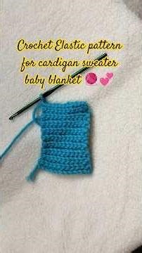 How to crochet an Easy Elastic pattern.🥰🧿