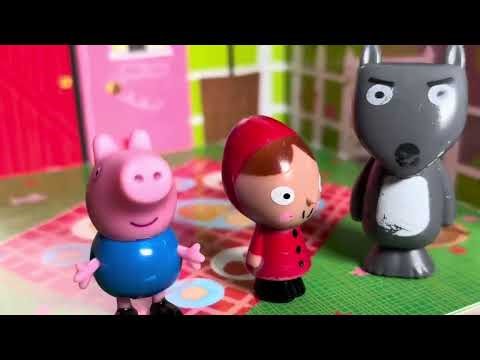 Peppa Pig and Little Red Riding Hood 🐷🐺 | Children's story with puppets