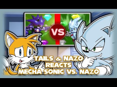 Tails and Nazo REACT to Nazo the Hedgehog vs. Turbo Mecha Sonic (Sprite Battle)