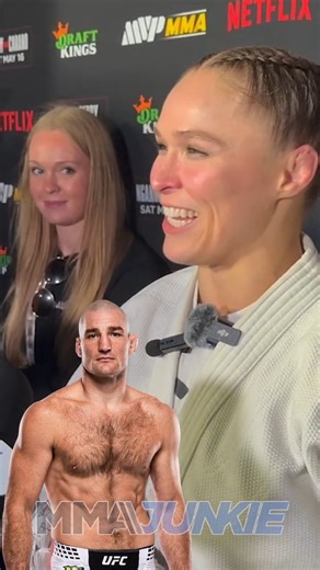Ronda Rousey welcomes Sean Strickland's ticket request to #RouseyCarano with open arms: "We can convert anyone." 😬