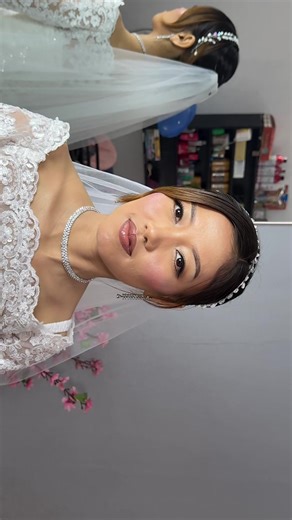 Stunning Christian Bride Makeup and Hairstyle