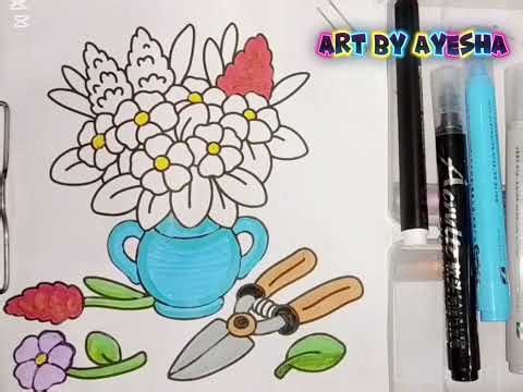 How to Use Acrylic Colors 💕 | Simple & Easy Techniques @ColorfullArt 