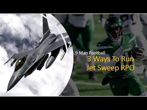 9 Man Football: 3 Ways To Run Jet Sweep RPO