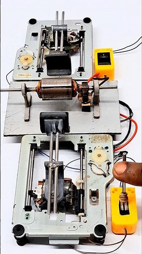Open DC Motor Working