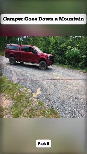 Camper Goes Down a Mountain #recovery #offroadrecovery #towing #wrecker
