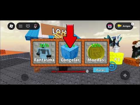 Jogando corre da bomba no ROBLOX