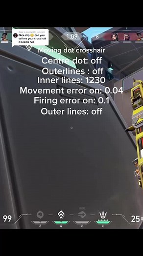 Valorant Moving Dot Crosshair: Ace Gameplay