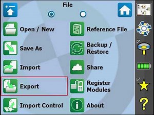 Exporting a CSV Point File From Survey Pro