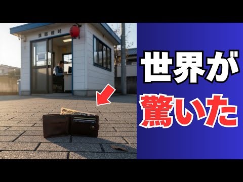 世界が驚愕！日本の落とし物事情