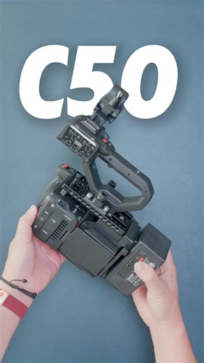 Installing the Canon C50 Power Supply Expansion Kit