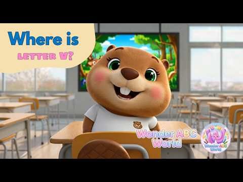 Find Letters U V W X Y Z At School! 🔍 Final Alphabet Mystery | Wonder ABC World